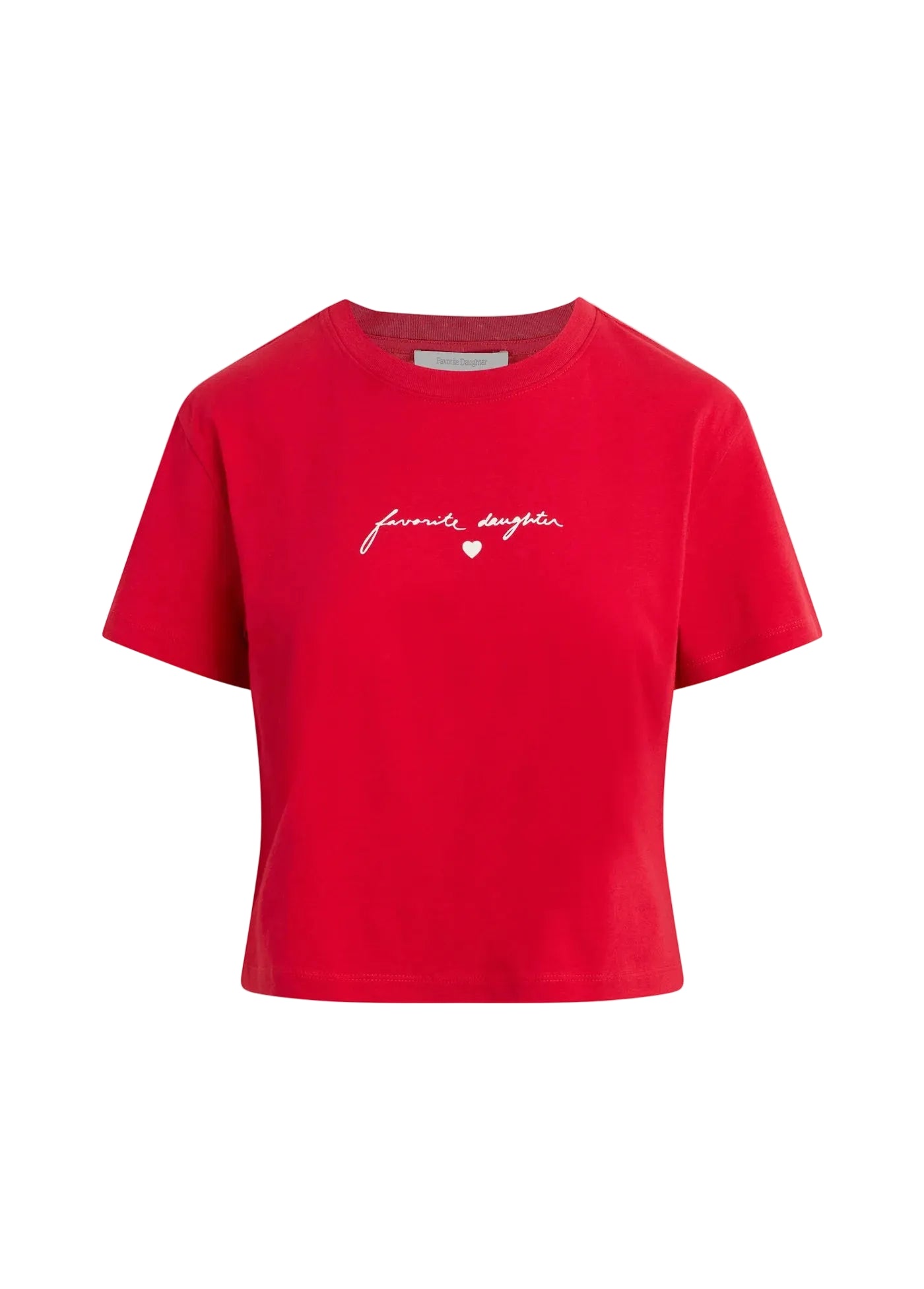 Ws FD Cropped SignatureTee Rouge Red/Red
