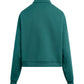 Ws The FD Half Zip Sweatshirt Emerald/Off Wht