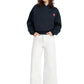 Ws FD Heart Embroidered Hoodie Navy
