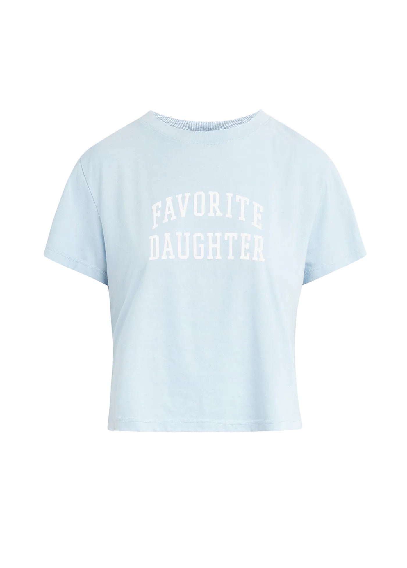 Ws FD Cropped Collegiate Tee Baby Blue