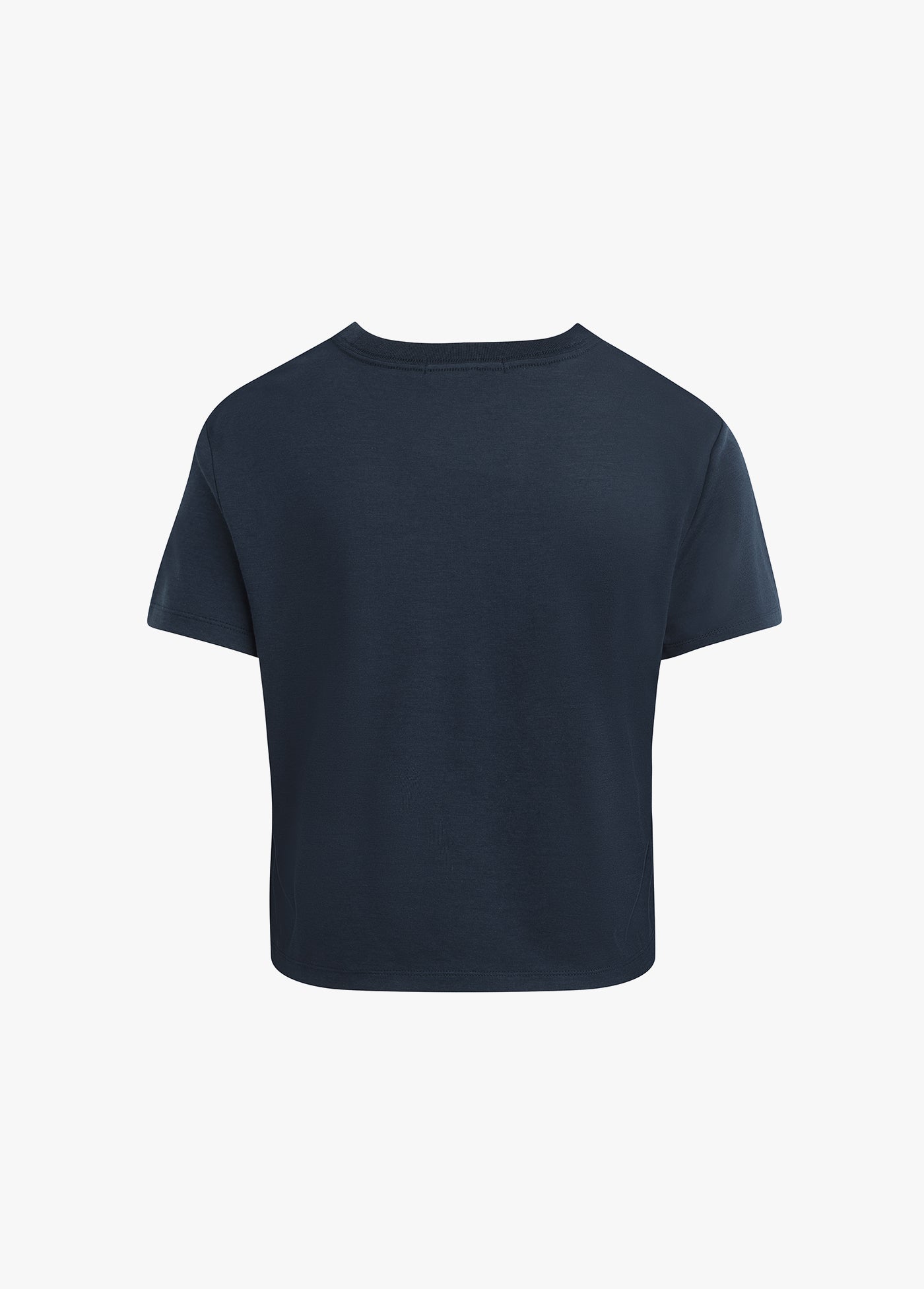 Ws FD Cropped Collegiate Tee Navy/Burgundy