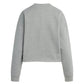 Ws Favorite Daughter Cropped Collegiate Sweatshirt Grey/Burgundy