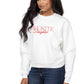 Ws Embroidery Ritzy Classic Sweatshirt Sugar/Red