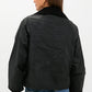 Ws Cropped Beadnell Wax Jacket Black/Classic