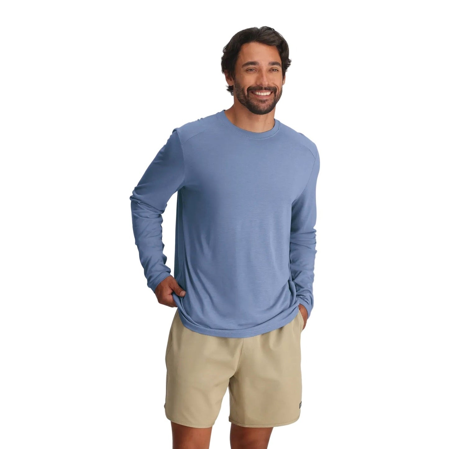 Bamboo Lightweight Long Sleeve Shirt Last Light