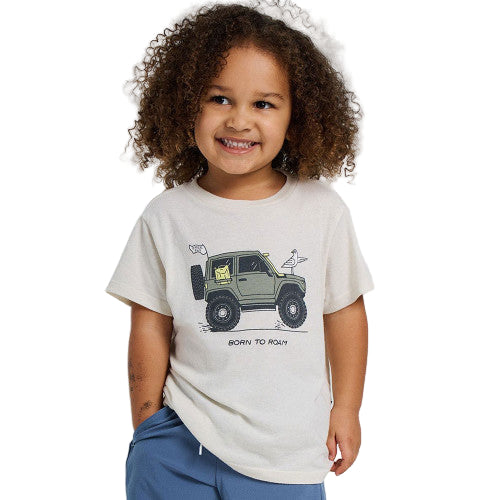 Toddler Born To Roam SS T-Shirt Birch