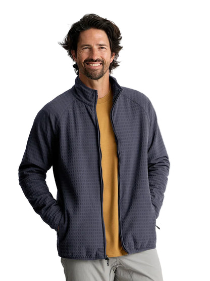 Gridback Fleece Jacket  Storm Cloud