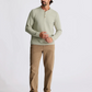 Waffle Long Sleeve Crew Sandstone