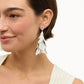Angela Statement Drop Earring Silver