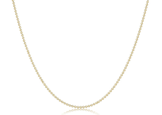 15" Choker Classic Beaded Chain