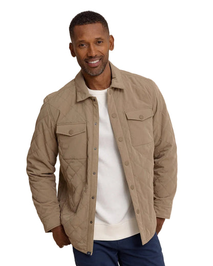 Grafton Quilted Jacket Petrified Oak