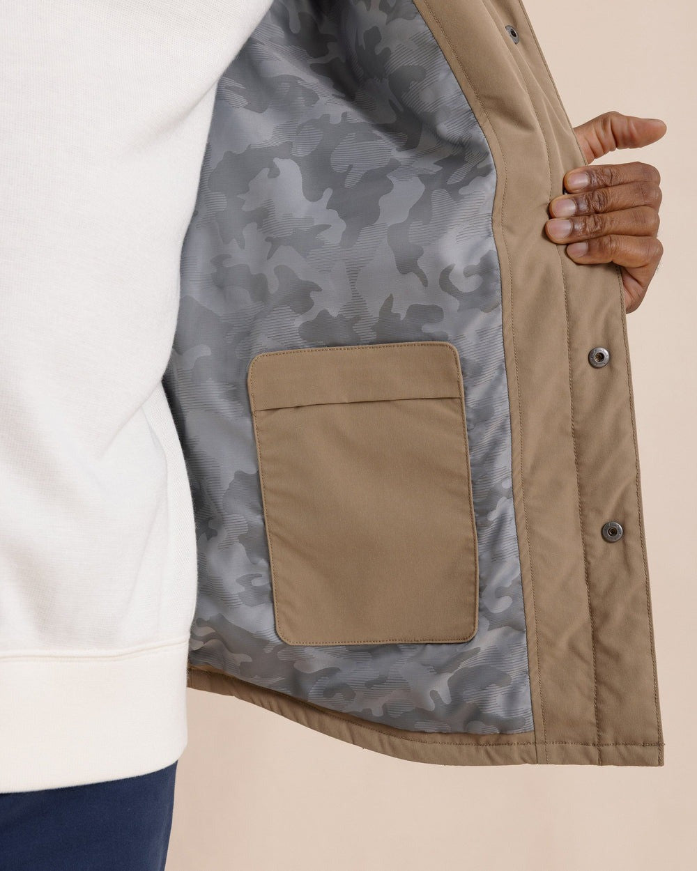 Grafton Quilted Jacket Petrified Oak