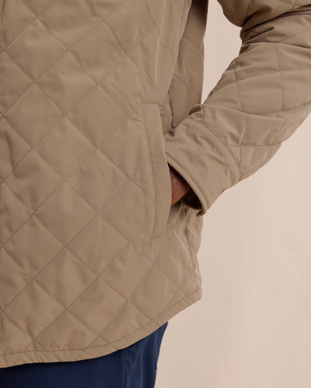 Grafton Quilted Jacket Petrified Oak