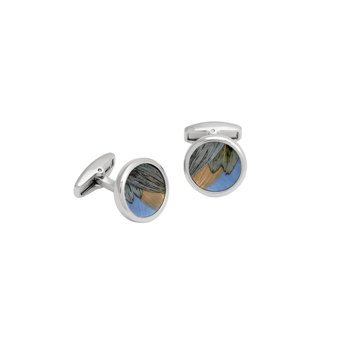 Guana Cufflinks Rhodium