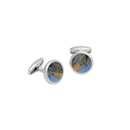 Guana Cufflinks Rhodium