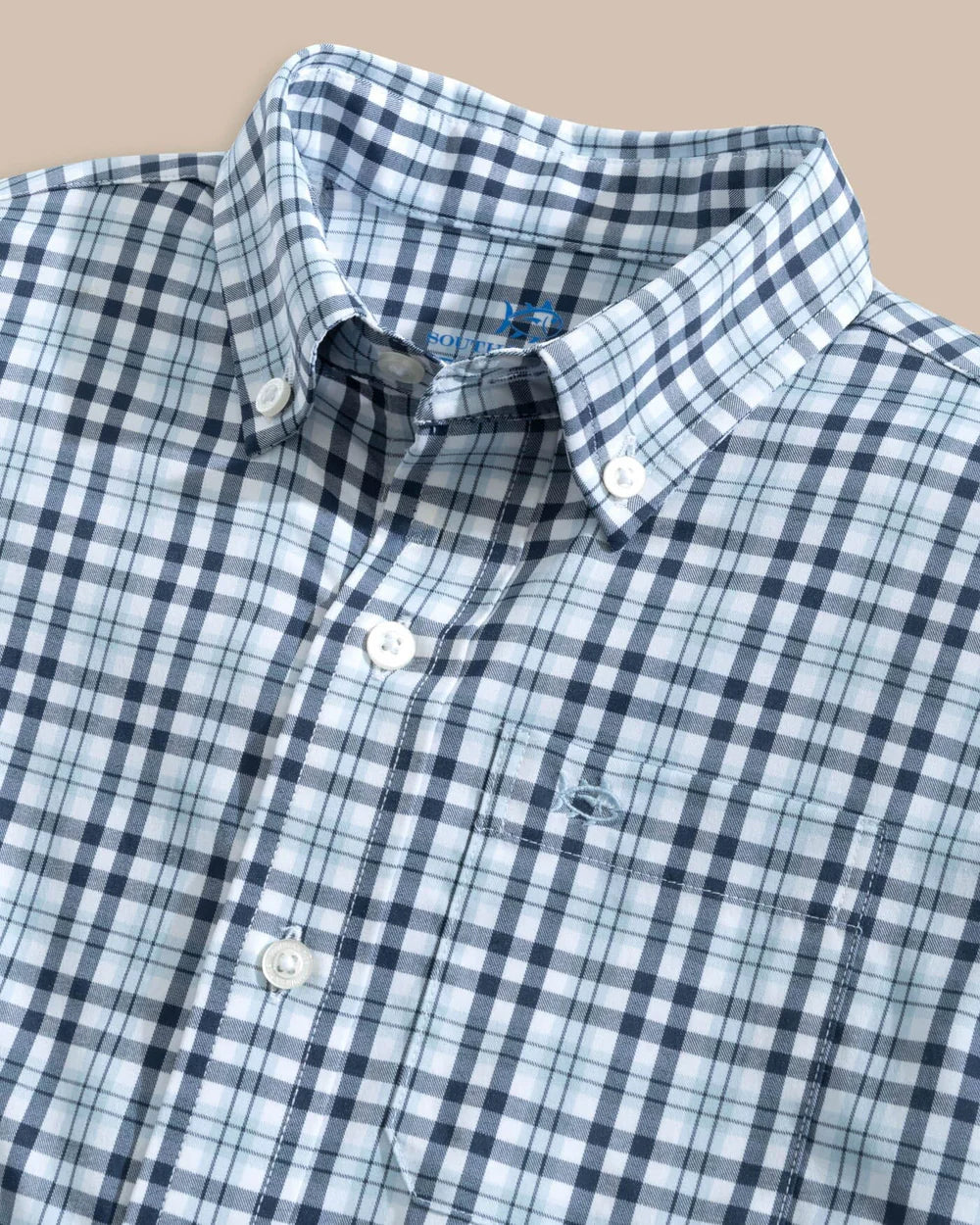 Youth Haywood Plaid IC Shirt Triumph Blue