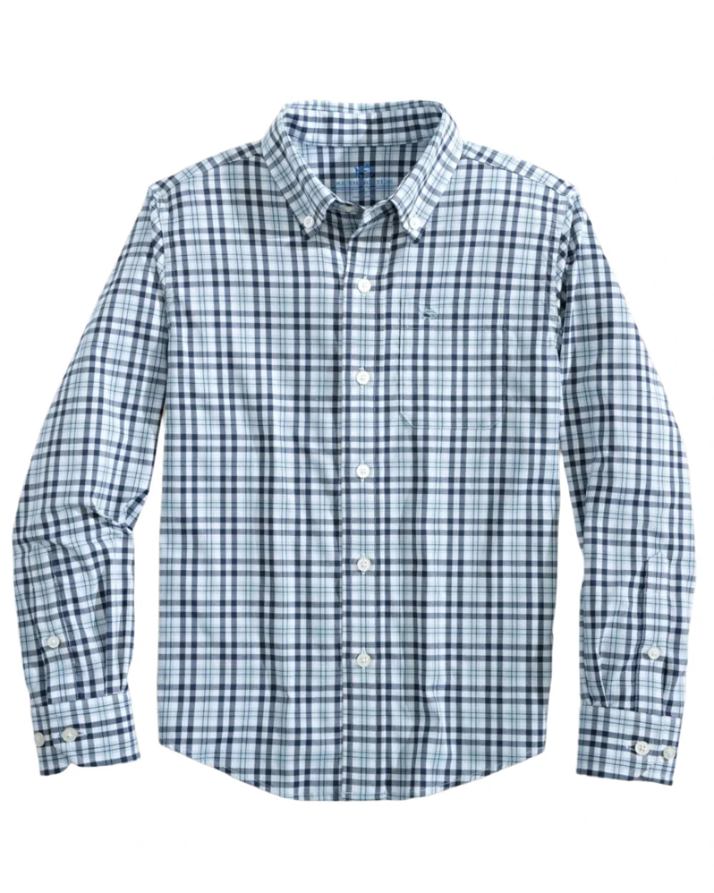 Youth Haywood Plaid IC Shirt Triumph Blue