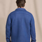 Quilted Knit Shacket Nautical Blue