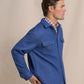 Quilted Knit Shacket Nautical Blue