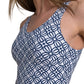 Ws Helene Printed Active Dress Nautical Blue