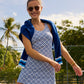 Ws Helene Printed Active Dress Nautical Blue