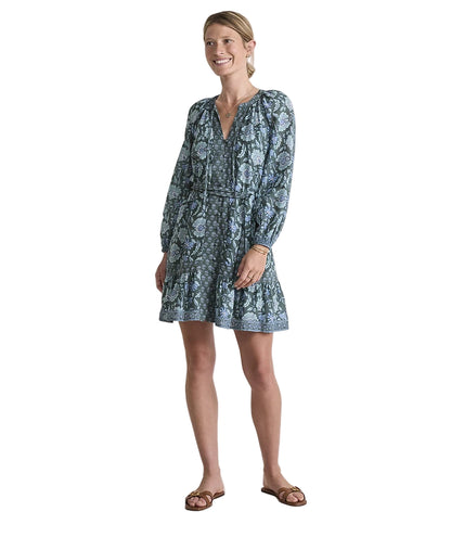 Lucy Mini Dress Edie Floral Balsam