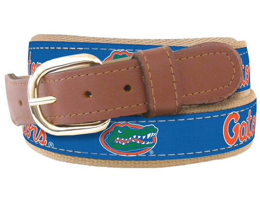 Youth Florida Gators Woven Ribbon Belt