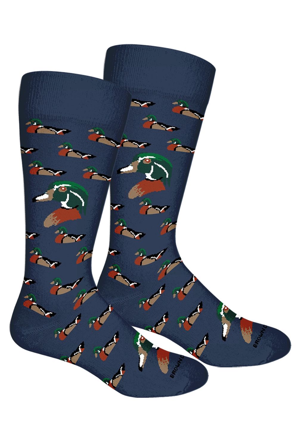 Wood Duck Crew Sock Insignia Blue L (10-13)