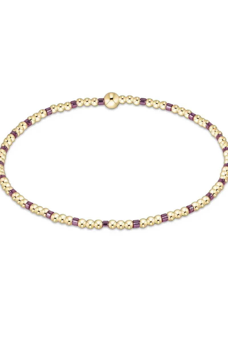 FW25 Hope Sincerity Pattern 2mm Bead Bracelet