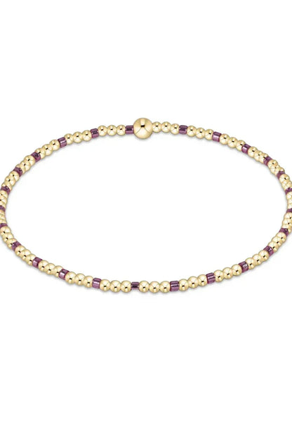 FW25 Hope Sincerity Pattern 2mm Bead Bracelet