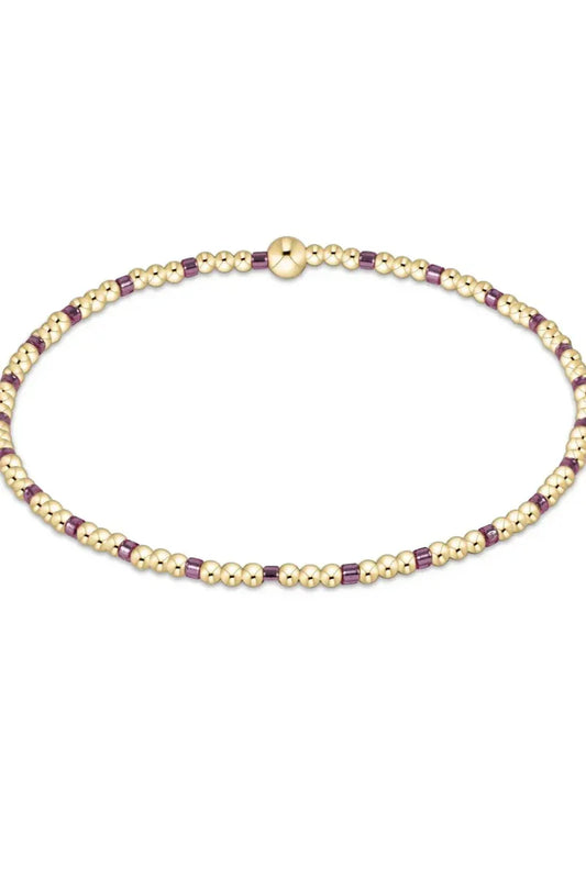 FW25 Hope Sincerity Pattern 2mm Bead Bracelet