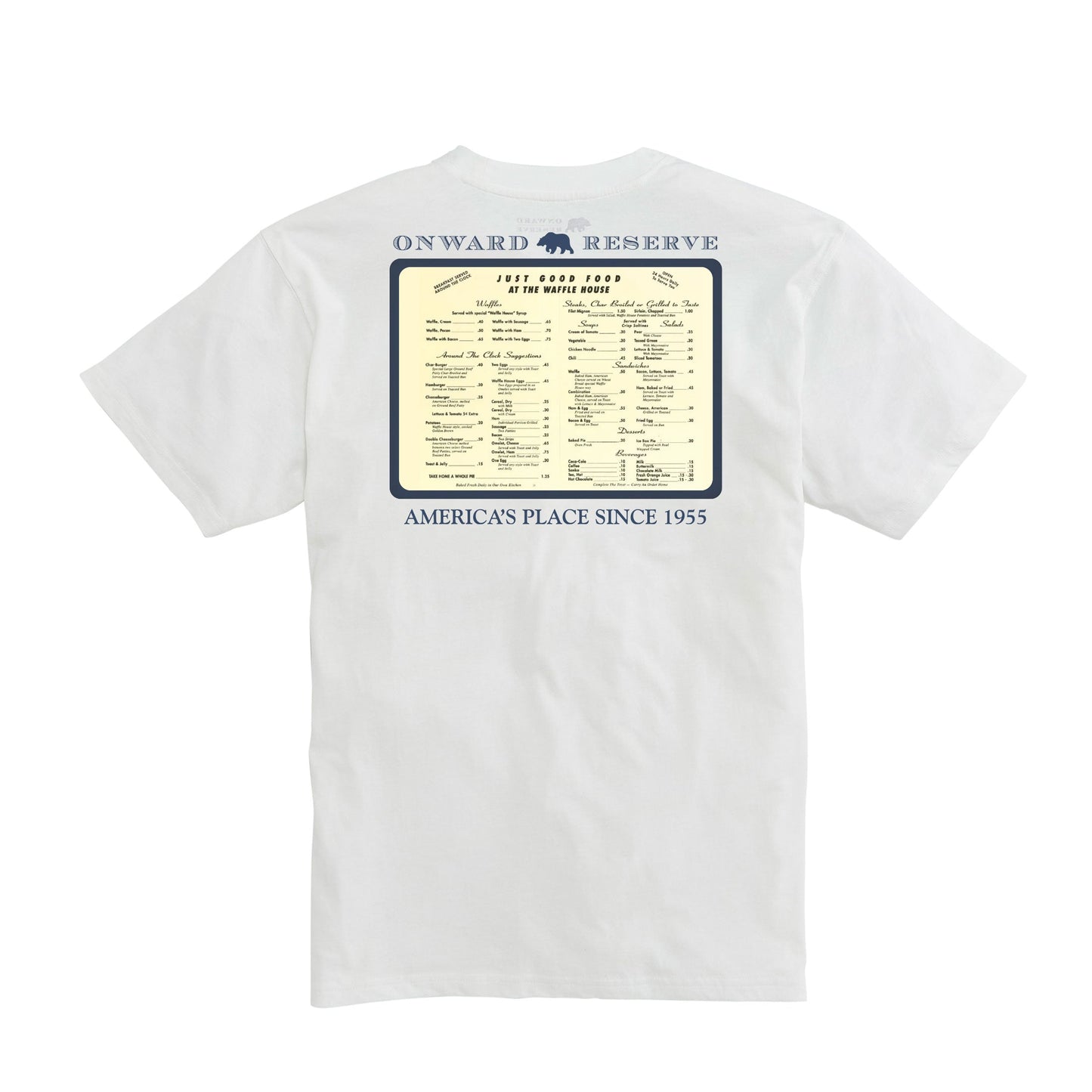 Just Good Food SS T-Shirt White