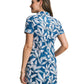Ws Kamryn Printed Perf Dress Nautical Blue