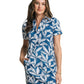 Ws Kamryn Printed Perf Dress Nautical Blue