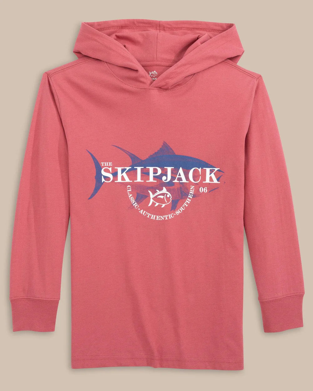 Youth Skipjack LS Hoodie T-Shirt Baroque Rose