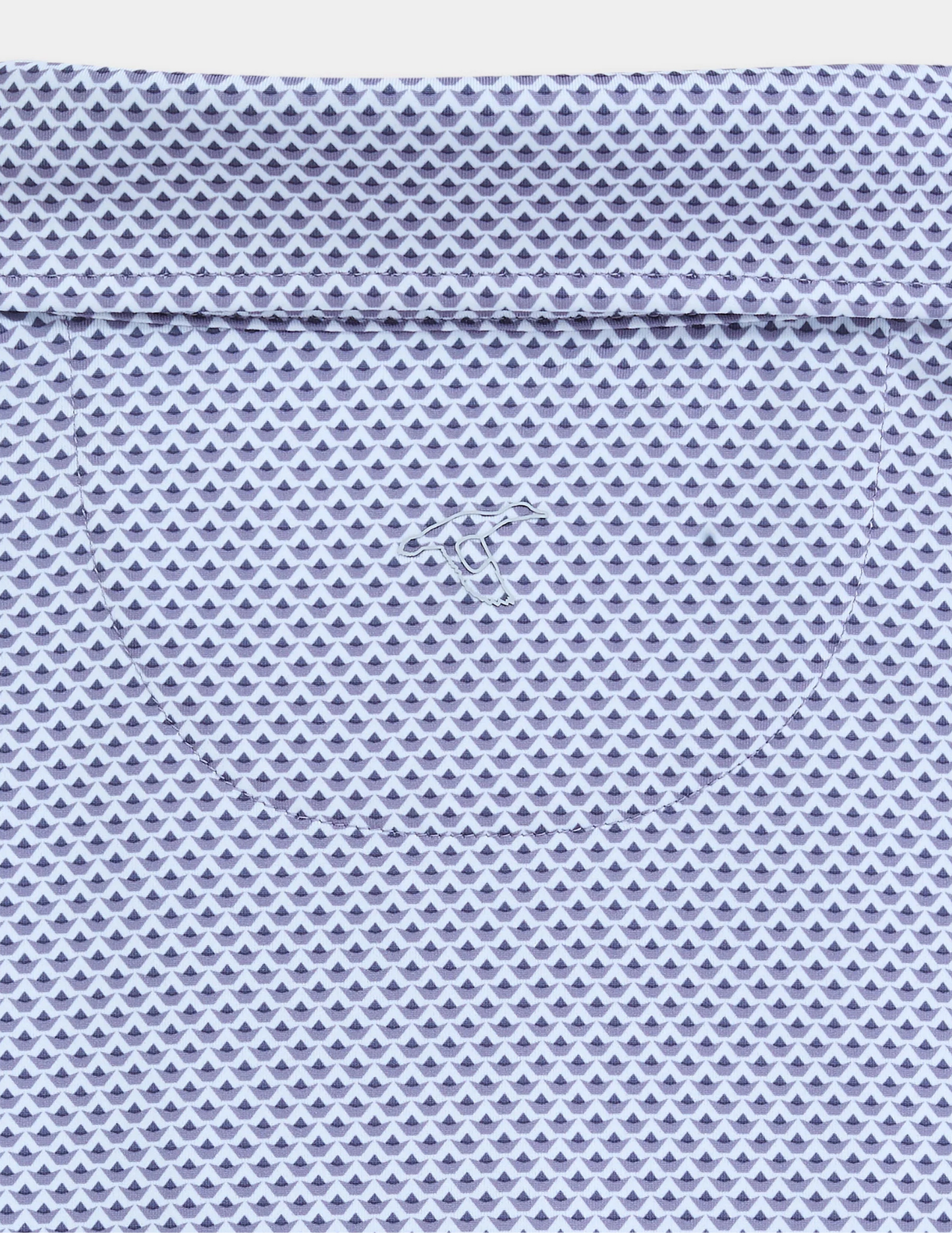 Prismatic Printed Polo Purple Ash