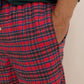SC Tartan Lounge Pant Crab Red