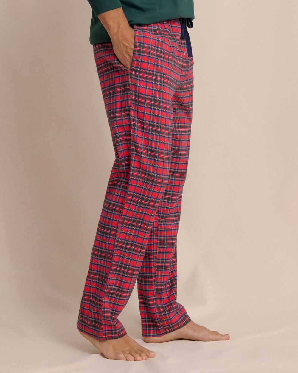 SC Tartan Lounge Pant Crab Red