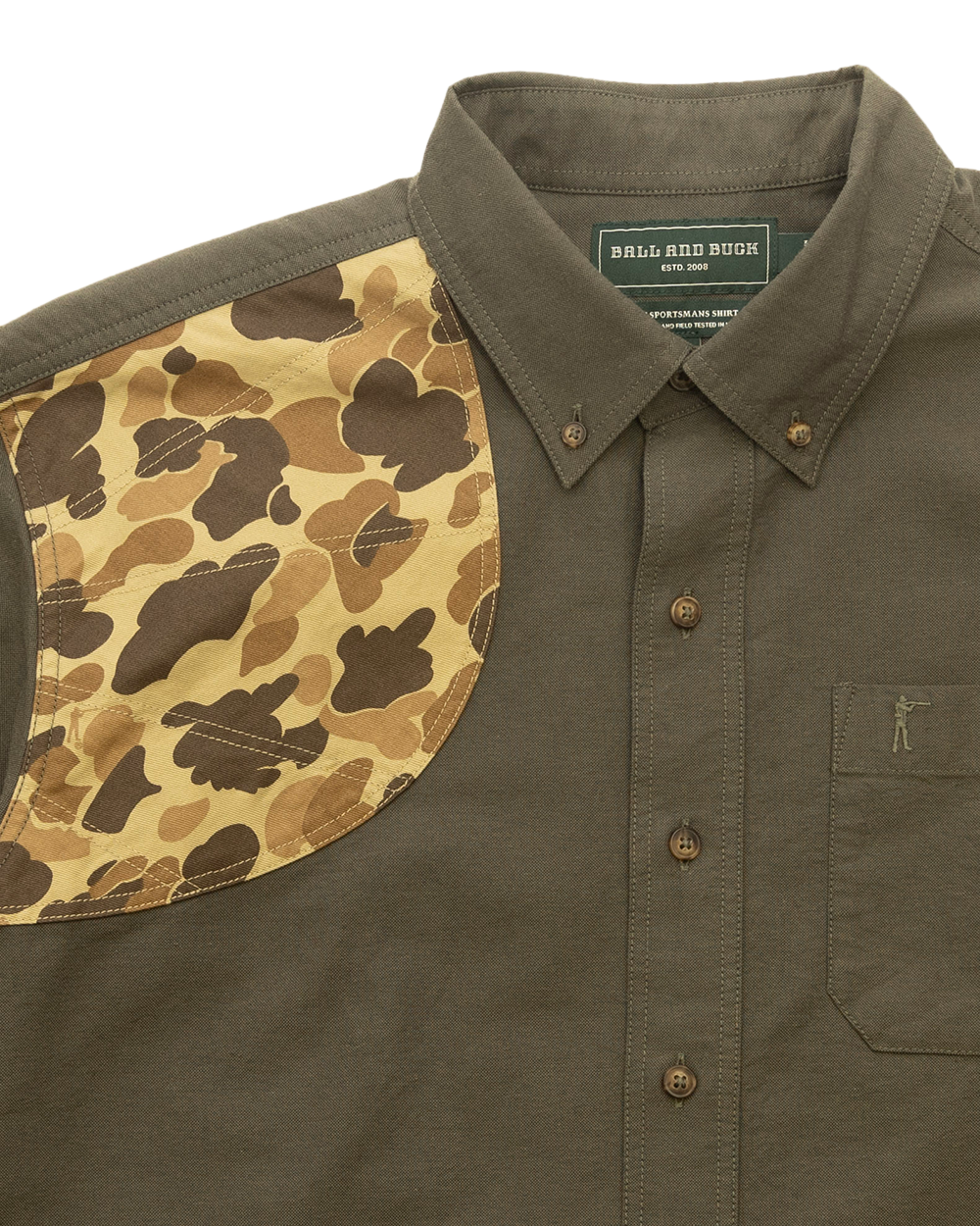Sportsmans Shirt Moss Oxford/Original Camo