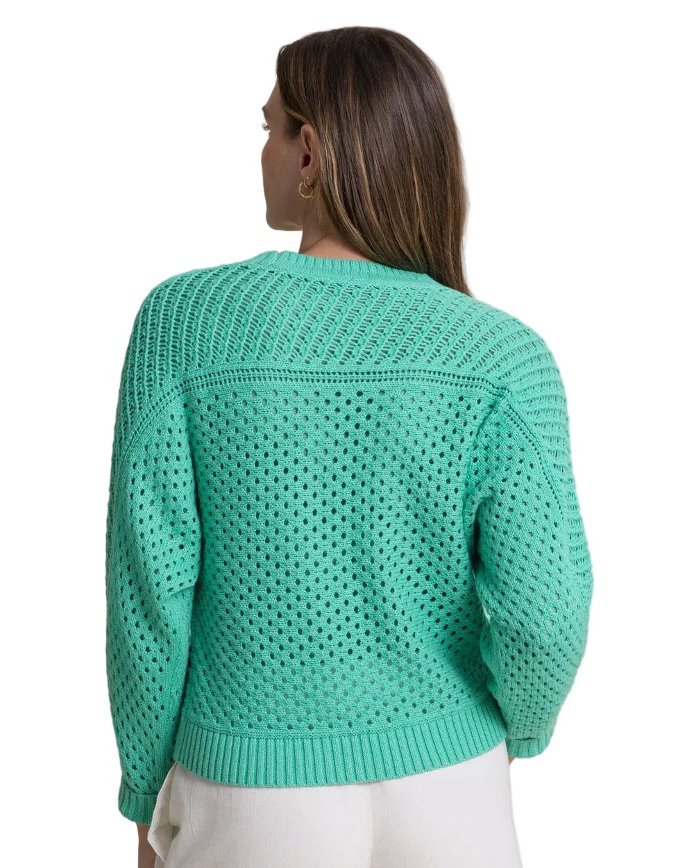 Ws Ophelia Open Stitch Sweater Florida Keys