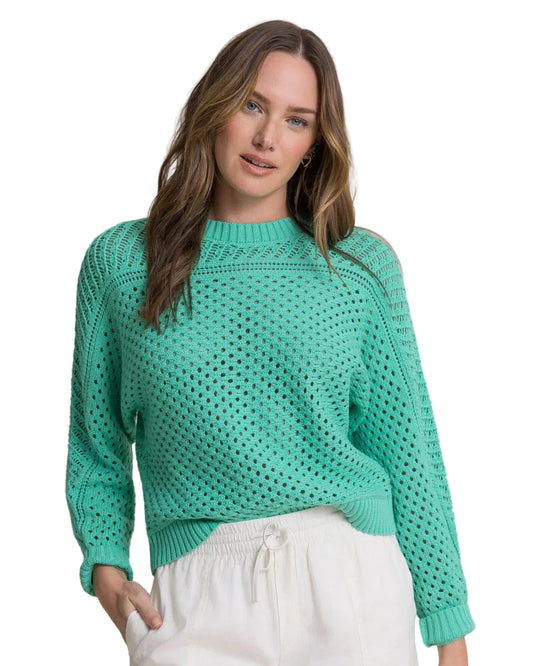 Ws Ophelia Open Stitch Sweater Florida Keys