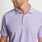 Orbital Geo Mesh Polo Petal Purple - Beau Outfitters