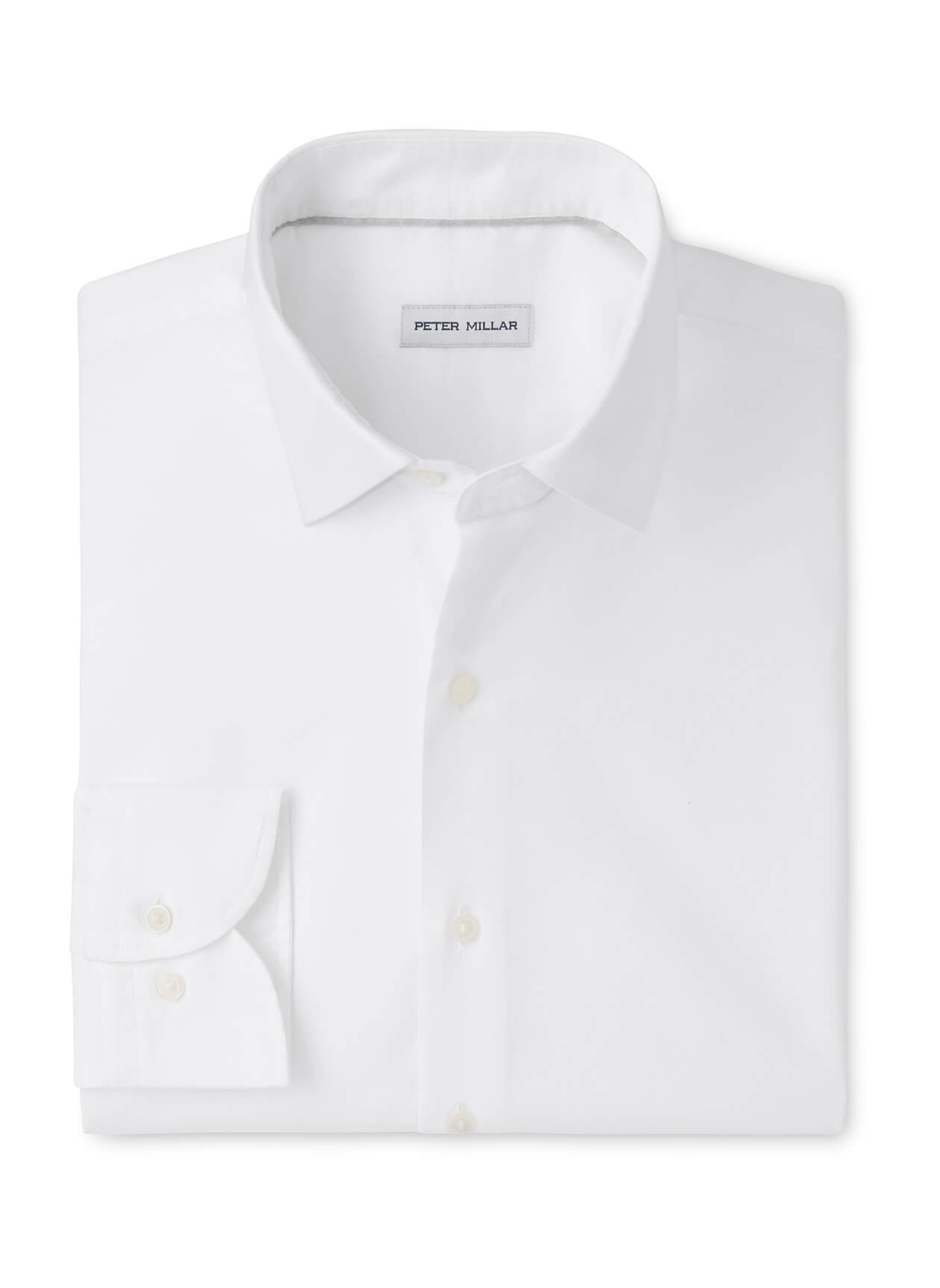 Cool Twill Cotton Modal Sport Shirt White
