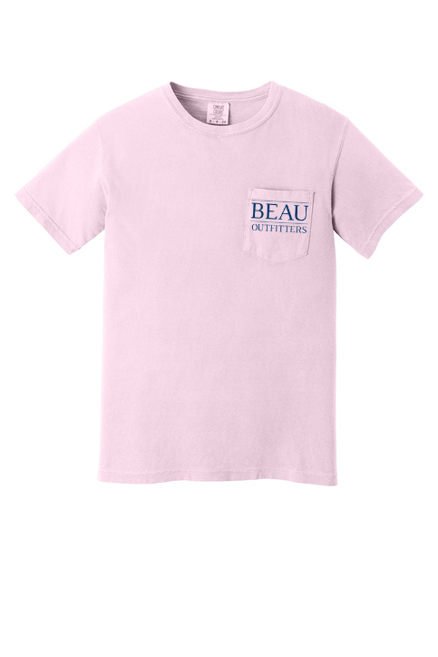 Beau Original Logo SS T-Shirt Blossom/Navy