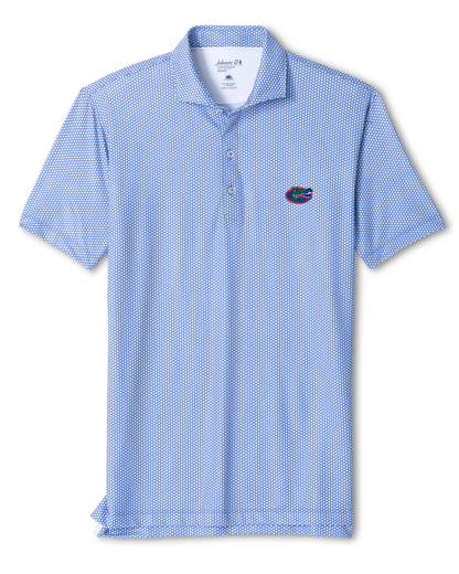 UF Gator Logo Hex Polo Royal