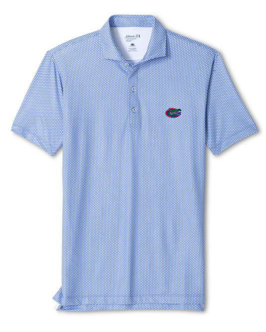 UF Gator Logo Hex Polo Royal