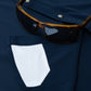 The Listo Ultra-Lite SS Shirt Slim Fit Navy