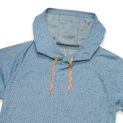 Loggerhead Hoodie Pond Patterns Iron Blue