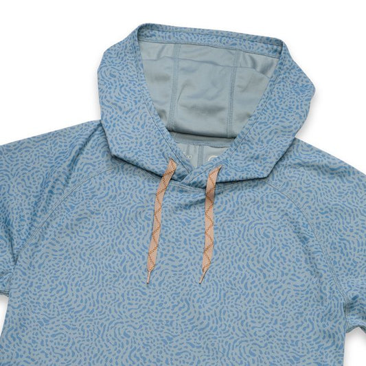 Loggerhead Hoodie Pond Patterns Iron Blue