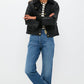 Ws Cropped Beadnell Wax Jacket Black/Classic